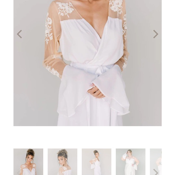 Robed with Love white bridal robe - Picture 5 of 5